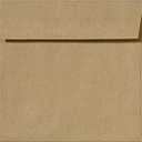 LUXPaper Square Invitation Envelopes | Peel & Press | 6 1/4" x 6 1/4" | Grocery Bag Brown | 70lb. Text | 50 Qty