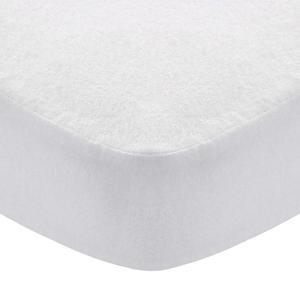 White Crib Sheets Cotton for Boys or Girl, 100% Cotton Flannel Crib Sheet, Heavenly Soft Fitted Crib Sheet for Standard Crib (28" X 52") and Toddler Mattresses Warm, White