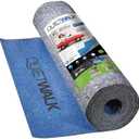 QuietWalk Underlayment 360 sq ft – 3 mm Thick – for Laminate & Hardwood Floors – Approved for Pre-Attached Pad – Recycled Fiber – Floating Install – Sound & Moisture Barrier – Made in USA