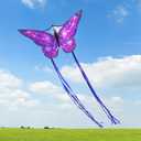Mint's Colorful Life Butterfly Kite for Kids & Adults Easy to Fly, Large Single Line Kites with 300ft String Kite Handle