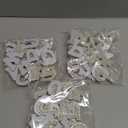 WILLBOND 78 Pcs Pearl Letter Patches Pearl Iron on Letter Patches Rhinestone A-Z English Rhinestone Glitter Alphabet Repair Embroidered Sew on Appliques(White)