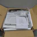 Furnulem White Tall Dresser for Bedroom,Vertical Storage Tower Unit and End Table with 6 Fabric Drawers, Nightstand Furniture with Drawer Organizer in Living Room,Closet,Entryway,Hallyway