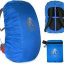 Unigear Backpack Rain Cover Waterproof Rating 5000mm, Ultraportable and Durable with 2 Anti-Slip Buckle Strap, Integrated Carry Pouch Design (X-Large, Blue)
