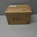 VCUTEKA Small Ceramic Christmas Tree Hand-Painted Vintage Tabletop Christmas Tree Holiday Decoration with Multi-Color Lights Green Xmas Trees Snowmen 8.75inch