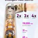 Deluxe 8-in-1 Air Styler Pro 2025 by Rylena, Hair Dryer Brush for Fast Drying, Auto Curling, Smoothing&Volumizing, 8 Attachable Heads, 110,000 RPM High-Speed Multi Styler, 600M Ionic Care, Stone