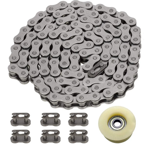 FVRITO 415 Chain 110L Links Compatible with 2 Stroke 49cc 60cc 66cc 80cc Engine Dirt Bike Motorized Bikes, Heavy Duty Chains Kit for Bicycle Motor Motorcycle with Master Link Chain Tensioner Parts