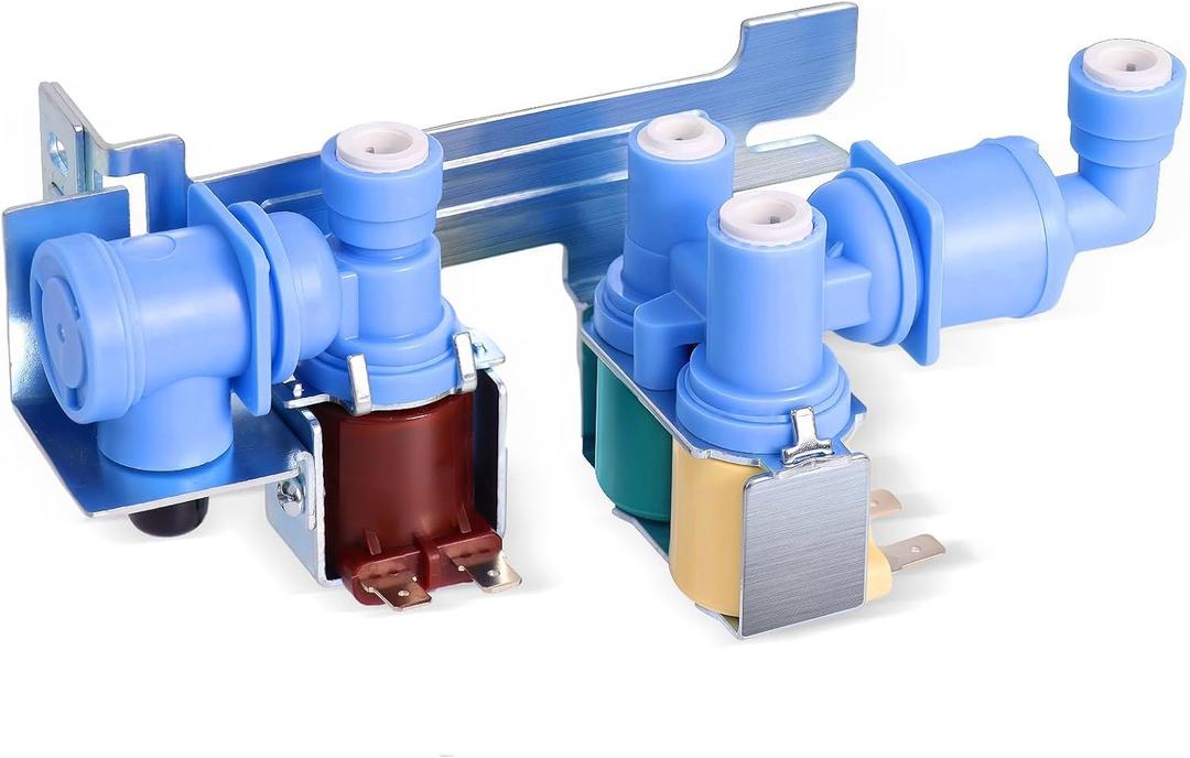 Upgraded 242252702 Refrigerator Water Inlet Valve Replacement, Compatible with Frigidaire, Electrolux Kenmore Refrigerator Accessories AP5671757, 240531101, K-76150, 241734301, WV2702, 240321801