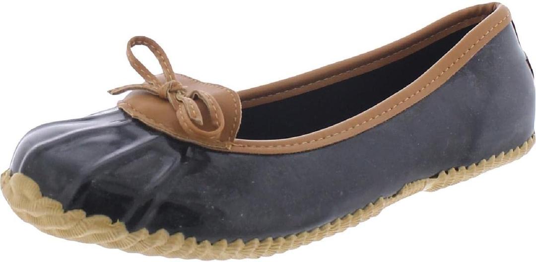 London Fog Womens Webster Rain Shoe (9, Black)