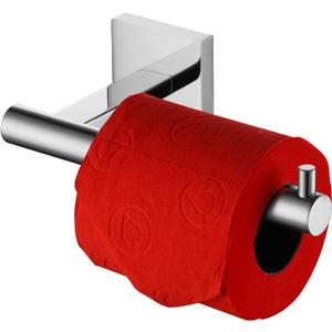 KOKOSIRI Toilet Paper Holder for Bathroom Toilet Roll Holder Hold Mega Rolls Polished Chrome Stainless Steel B2005CH (Horizontal)