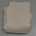 Outdoor Tablecloth with Umbrella Hole - Patio Table Cloth Zippered Rectangle 60x102 Inch, Beige Faux Linen Table Cover Water Resistant for Picnic Outside