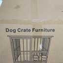 Hadulcet 27'' Foldable Dog Crate Furniture, Small Dog Kennel with 2 Bowls