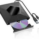 External Blu Ray Drive, External Bluray Burner with USB 3.0 & Type-C, External Bluray CD DVD Reader, Bluray Writer for PC, USB External Blu-ray Drives for Windows XP/7/8/10/11 MacOS