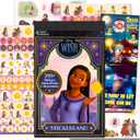 Disney Wish Sticker Book for Girls - Disney Wish Sticker Pack Bundle with 295+ Wish Stickers for Kids Ages 4-8 Plus Door Hanger | Disney Wish Party Supplies