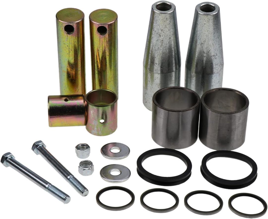 Solarhome Pin and Bushing Kit 6805453 6577954 7139943 225855 665170 6729358 9 17C660 619021 85D6 for Bobcat S220 S250 S300 S330 A300 T250 T300 T320 Skid Steer Loader Bucket Lower Upper