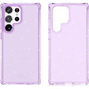 ITSKINS Hybrid R // Spark Clear Glitter Phone Case for Samsung Galaxy S23 Ultra, Slim Hybrid Case, Anti-Yellowing, Shockproof Cover Military Protective Phone Case - Light Purple ITSKINS Hybrid R // Spark Clear Glitter Phone Case for Samsung Galaxy S23 Ultra, Slim Hybrid Case, Anti-Yellowing, Shockproof Cover Military Protective Phone Case - Light Purple