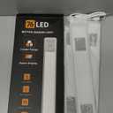 Under Cabinet Lighting Wireless, Rechargeable Motion Sensor Light Indoor, 3 Color Dimmable Closet Light Battery Operated with LED Power Display, Magnetic Under Counter Lights for Kitchen, Home (3Pack)