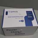 Jgstkcity Desk Clamp Power Strip,20W Fast Charging Station,Surge Protector Nightstand Edge Mount,1875W Extension Cord with Multiple Outlets,2 USB-C,2 USB-A,for Home Office (White, 2PCS-6 FT)