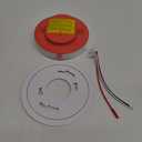 Kidde Smoke Detector, AA Battery Powered, LED Warning Light Indicators, 1 Pack, White, 30CUAR