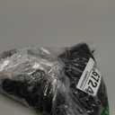 karlery Men Short Curly Black Wig with Mustache Golden Necklace Glasses 70s 80s Disco Afro Rocker Wig Fluffy Breathable for Cosplay Event Costume Halloween Party Wig