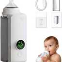 Portable Bottle Warmer for Travel, Rapid Warming with Battery-Powered Temperature Display, Waterless Milk Warming for Comfortable Baby Feeding On The Go