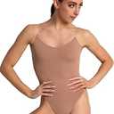 Capezio womens Camisole Leotard With Clear Transition Straps Size XS