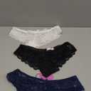 Avidlove Lace Underwear for Women Sexy Hipster Panties Breathable Bikini Panty 3 Packs S