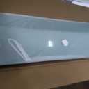 36x80 Inch Glass Sliding Barn Door Slab and 6.6ft Hardware Kit Included, 5 Frosted Glass, LVL Wood Panel Covered with White Water-Proof Scratch-Proof PVC Surface, Simple DIY Assembly