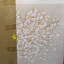 Large Abstract Canvas Wall Art Decor White Tree Of Life Wall Art 29" X 58"