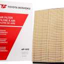 Toyota Boshoku (TB) Engine Air Filter, Engineered as Direct Replacement of 17801-38010 Fits 2013-2018 Toyota RAV4 2.5L GAS; 2012-2017 Camry 2.5L HYBRID; 2007-2017 Lexus LS460 4.6L GAS