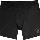 2 Pack Men's Premium Underwear Designed for your Board Shorts, Wetsuits, and Athletic Wear (Black, Small)