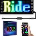 GOTUS LED Sign for Car,Scrolling LED Sign,Flexible, Bluetooth APP,DIY Design Animations,Text, Graffiti (3"x 7")