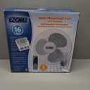 EZ-CHILL 16 Oscillating Table Fan with Adjustable Tilt, Convenient Push Button Controls, Quiet, 3 Speed, Desk Fan, Airflow 15.75 ft/sec, Ideal for Home, Bedroom, Dorm & Office, MTFD-16
