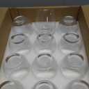 Stemless Wine Glasses Set of 12, 15 Ounce Smooth Rim Standard Wine Glass Tumbler for Red, White Wine, Dishwasher Safe