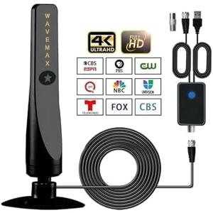 Wave max Tv Antenna 2025, Wave max Tv Antenna Signal Booster, Coverage Up to 500 Miles, Supports 4k Indoor Full Hd Smart Tv.