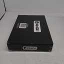 AND1 Over The Door Mini Hoop: - 18”x12” Pre-Assembled Portable Basketball Hoop with Flex Rim, Includes Two Deflated 5” Mini Basketball – Green/ Red (5A1GT0110E0E2)