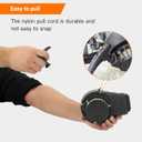 FVRITO Alloy Easy Pull Recoil Start Starter Ignition Coil for 2 Stroke Engine 47cc 49cc 50cc SYX Taotao Coolster SSR MotoTec Chinese Mini ATV Quad 4 Wheeler Go kart Pit Dirt Pocket Bike Motor Black