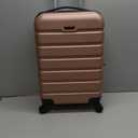 Travelers Club Harper Luggage, Rose Gold, 22-Inch Carry-On