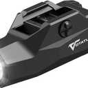 VOTATU HT20 Pistol Light, 1600 Lumens Adjustable Rail Keys Tactical Flashlight, Fits Compact & Full Size Guns with GL Style and 1913 Picatinny Rail, Rechargeable LED Light