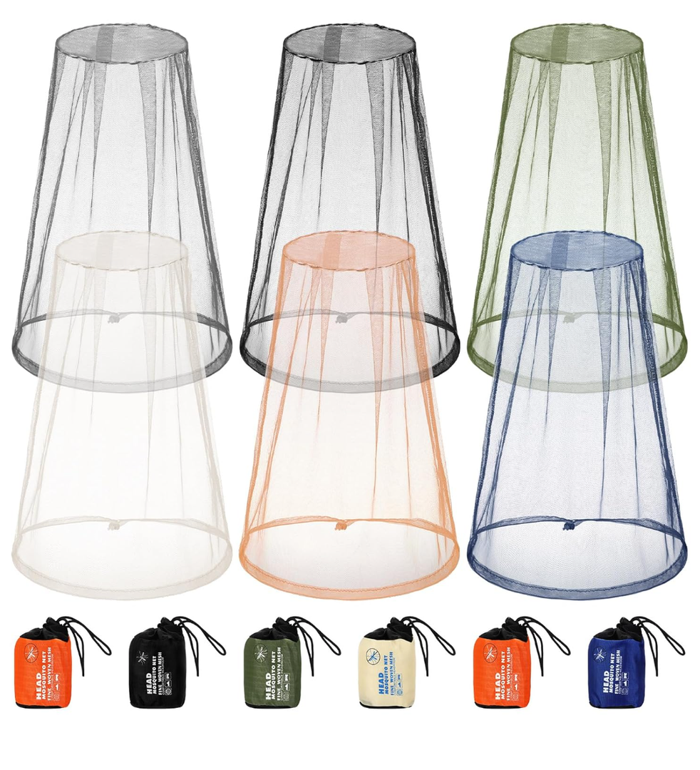 6 Pack Mosquito Head Net Bug Head Net Insects Mesh Head Net for Outdoor Face Neck Head Protecting 6 Pack Mosquito Head Net Bug Head Net Insects Mesh Head Net for Outdoor Face Neck Head Protecting