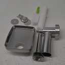 Metal Food Grinder Attachment for KitchenAid Stand Mixers Includes Sausage Stuffer Tubes,Durable Meat Grinder Food Processor Attachment for kitchenAid,with a Wealth of Accessories