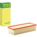 Mann Filter C 35 154/1 Engine Air Filter Replacement With Prefilter Compatible With Audi & Volkswagen (Replaces VW GROUP (AUDI/SEAT/SKODA/VW) 1K0 129 620 E)