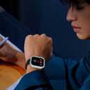 3 x Case for Apple Watch Series 9/8/7 45mm Series SE/6/5/4 44mm,Soft TPU Screen Protector Ultra-Thin Full Face Cover Replacement Bumper Accessories for iPhone Watch iWatch 45mm 44mm (Light Blue)