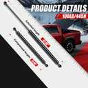 Vepagoo 42 inch Gas Strut 100Lb/445N Heavy Duty Lid Gas Struts Shock Lift Support Spring for Tonneau Cover RV Kitchen Door Truck Bed Trailer Cap Bed Custom Wooden Cover, 2pcs (1 Pair)