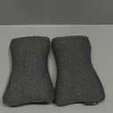 vocheer Small Pillows for Sleeping, 11"x 7" Mini Travel Pillow, Tiny Pillows for Neck, Wrist, Lumbar and Knee, Pets Pillow, Cotton, Machine Washable,Dark Grey-2PC