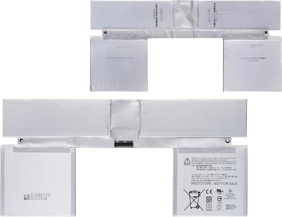 Replacement Battery G3HTA048H Compatible with Microsoft Surface Book 2nd Gen 13.5" 1834 Keyboard Battery