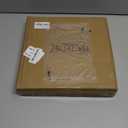 HPC Decor 12in Round Wood Tray - White, Distressed, Farmhouse Rustic - Decorative Tray for Living Room, Coffee Table, Kitchen Table or Farmhouse Serving Tray