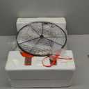 Kyrid 23.5'' Glass Table Lamp Set of 2 for Living Room with USB Ports and AC Outlets(Bulbs Included)