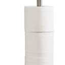 Toilet Paper Holder Stand, Freestanding Toilet Paper Holder Stand with Reserve for 4 More Rolls, SUS304 Stainless Steel Sturdy Base (Brushed Nickel)