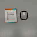 Amizee Metal Case Compatible with Apple Watch Ultra 3/2/1 49mm Case with Built-in Screen Protector, Straight Edge Ultra Thin with Back Cover Protective Cover for iWatch 49mm, Gold