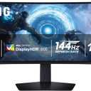 SAMSUNG 49-inch Odyssey G9 (G91F) DQHD, 144Hz, Curved Gaming Monitor, Ultra-Wide 32:9 Screen, DisplayHDR 600, AMD FreeSync Premium Pro, Ergonomic Stand, LS49FG910ENXZA, 2025